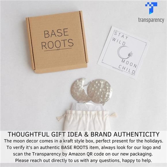 Moon Phase Wall Hanging Hammered Silver Metal 13 Moons 36" Garland Phases Decor - Picture 2 of 6